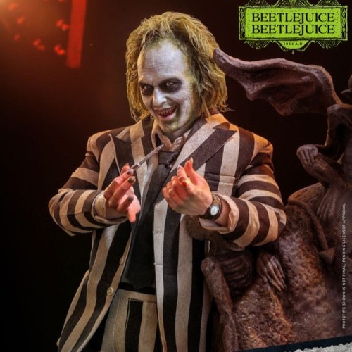 Beetlejuice Beetlejuice Movie Masterpiece 1/6 Action Figure by Hot Toys