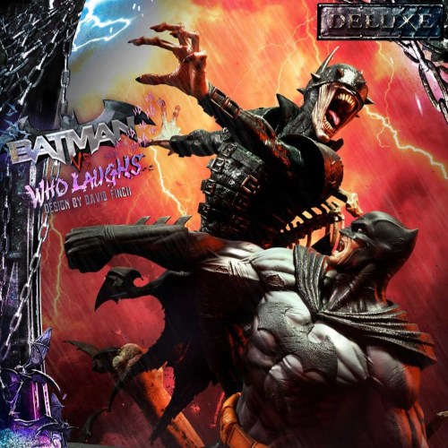 Batman VS Batman Who Laughs Deluxe Version Dark Nights Metal Ultimate Premium Masterline Series 1/4 Statue by Prime 1 Studio