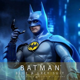 Batman (Blue & Grey Suit) Limited Edition Exclusive 1/6 Action Figure by Hot Toys