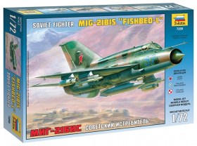 Soviet fighter MiG-21Bis "Fishbed-L" by Zvezda