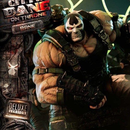 Bane on Throne Deluxe Batman (Comics) City of Bane 1/4 Scale Statue by Prime 1 Studio