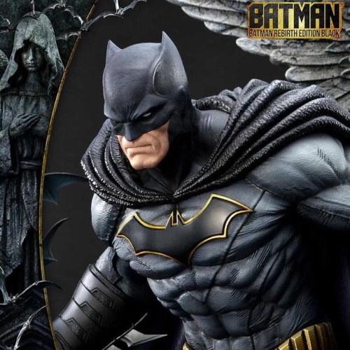 Batman Rebirth (Black) Deluxe Version Batman Series 1/4 Statue by Prime 1 Studio