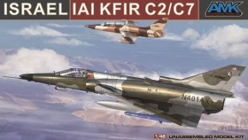 Aircraft 1/48 Kfir C2/C7 Israeli AF Fighter Kit by AMK Models