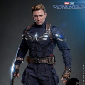 Captain America (Stealth S.T.R.I.K.E. Suit) 2.0 Captain America The Winter Soldier 1/6 Action Figure by Hot Toys