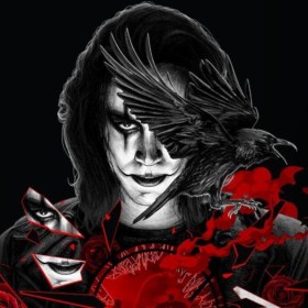The Crow Art Print Limited Edition by HCG