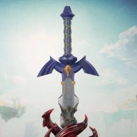 Decayed Master Sword The Legend of Zelda Tears of the Kingdom 1/1 Life Size Statue by First 4 Figures