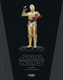 C-3PO #3 Red Arm Star Wars The Force Awakens VII Elite Collection 1/10 Scale Statue by Attakus
