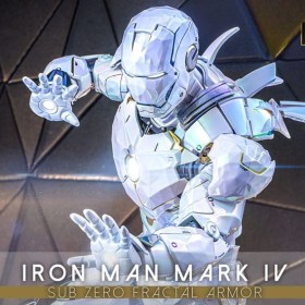 Iron Man Mark IV (Sub-Zero Fractal Armor) Exclusive Iron Man 2 Action Figure 1/6 by Hot Toys