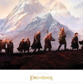 The Fellowship of the Ring 20th Anniversary Lord of the Rings Art Print by Weta Workshop