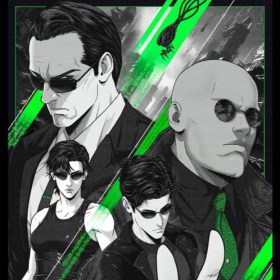 Free Your Mind The Matrix Art Print unframed by Sideshow Collectibles