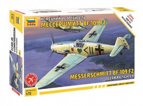 German fighter Messerschmitt Bf-109 F2 by Zvezda