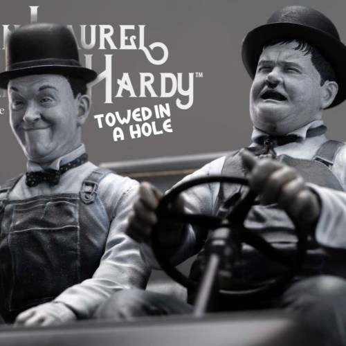 Ford T Laurel & hardy towed in a hole 1/12 scale by Infinite Statue