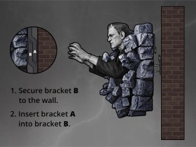 Frankenstein Wall Sculpture by HCG