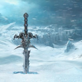 Frostmourne Sword World of Warcraft Replica 1/1 Scale by Blizzard