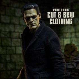 Frankenstein (Fabric Costume) Premium Format Mixed Media Statue by Sideshow Collectibles