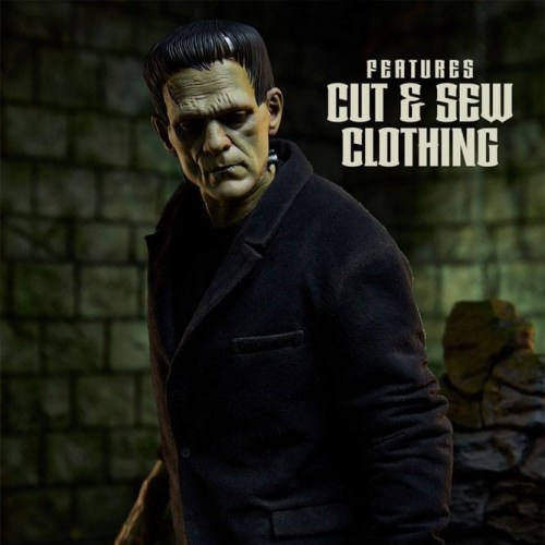 Frankenstein (Fabric Costume) Premium Format Mixed Media Statue by Sideshow Collectibles