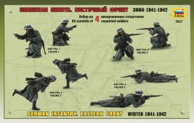 German infantry Eastern front Winter 1941-1942 by Zvezda