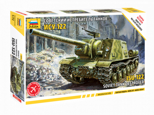 Soviet assault gun ISU-122 by Zvezda