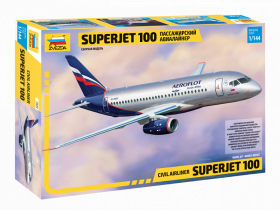 Civil airliner Superjet 100 by Zvezda