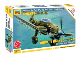 German dive bomber JU-87B2 "Stuka" by Zvezda