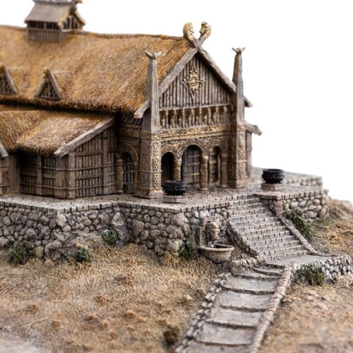 The Golden Hall of Edoras Lord of the Rings Statue by Weta Workshop