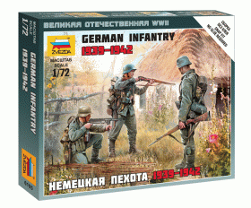 German Infantry 1939-1942 by Zvezda