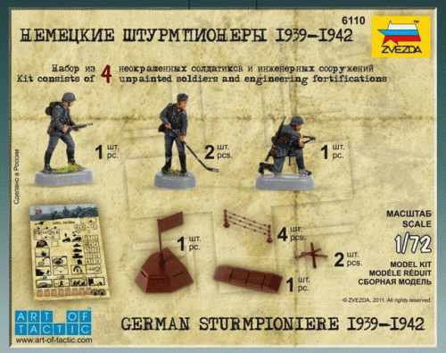 German Sturmpioniers 1939-1942 by Zvezda