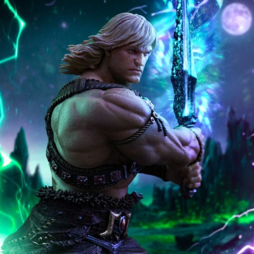 He-Man Unleashed Masters of the Universe Deluxe Art 1/10 Scale Statue by Iron Studios