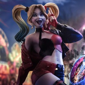 Harley Quinn Deluxe (Gotham City Sirens) DC Comics Art 1/10 Scale Statue by Iron Studios