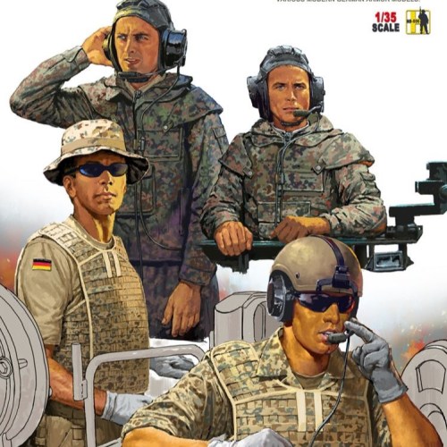 MODERN GERMAN TANK CREW 1/35 by MENG