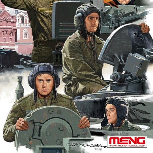 Russian Armed Forces Tank Crew 5 figures 1/35 by Meng