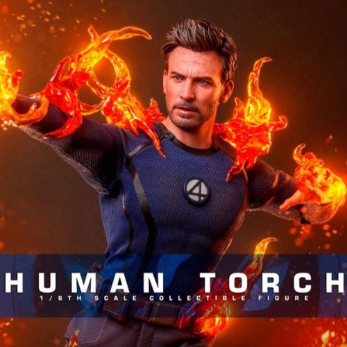 Human Torch Deadpool & Wolverine Movie Masterpiece 1/6 Action Figure by Hot Toys