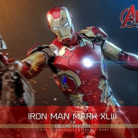 Iron Man Mark XLIII (2.0) (Deluxe Version) Avengers Age of Ultron 1/6 Action Figure by Hot Toys