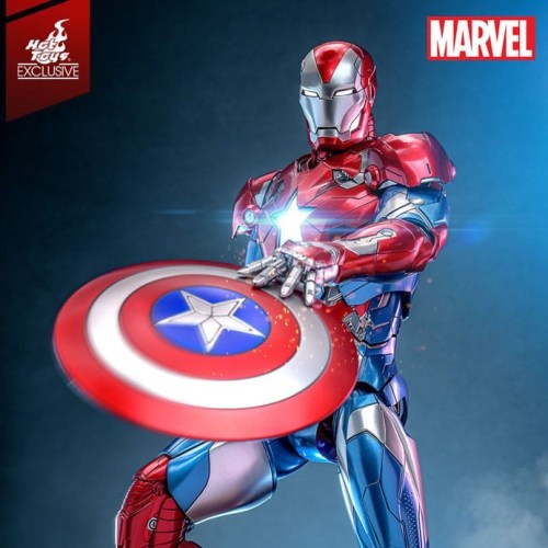 Iron Patriot Exclusive Marvel Comic Diecast Masterpiece 1/6 Action Figure by Hot Toys