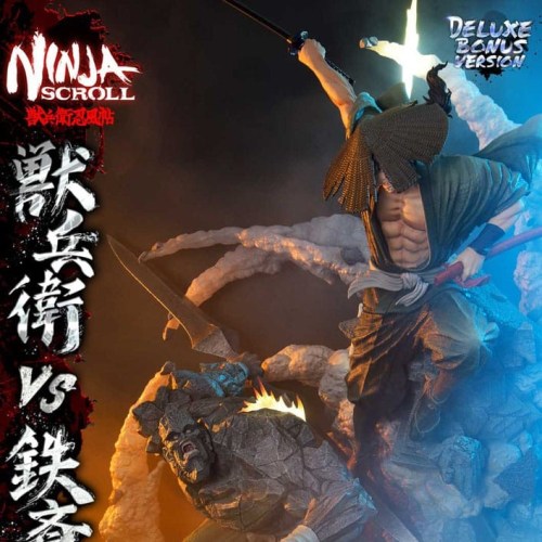 Jubei Versus Tessai Deluxe Bonus Version Ninja Scroll Ultimate Premium Masterline Series 1/4 Statue by Prime 1 Studio