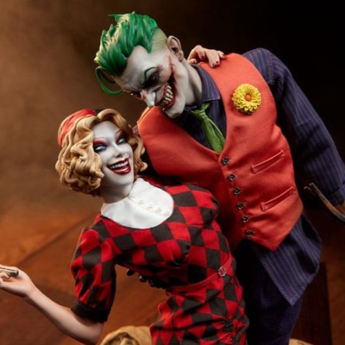 The Joker and Harley Quinn Lawless Love DC Comics Mythos 1/5 Statue by Sideshow Collectibles