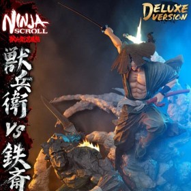 Jubei Versus Tessai Deluxe Version Ninja Scroll Ultimate Premium Masterline Series 1/4 Statue by Prime 1 Studio