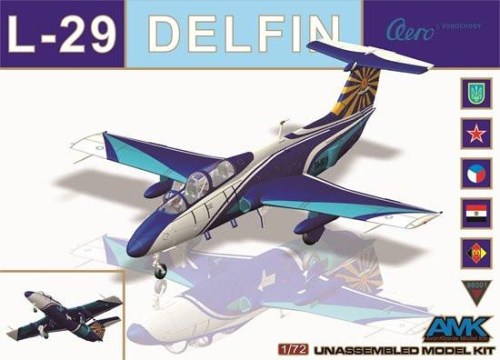 Aircraft 1/72 Aero L29 Delfin Aircraft Kit by AMK Models