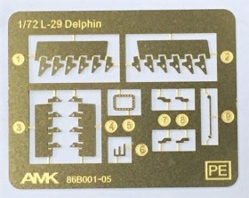 Aircraft 1/72 Aero L29 Delfin Aircraft Kit by AMK Models