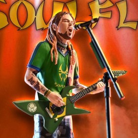 Max Cavalera Soulfly Rock Iconz Statue by Knucklebonz