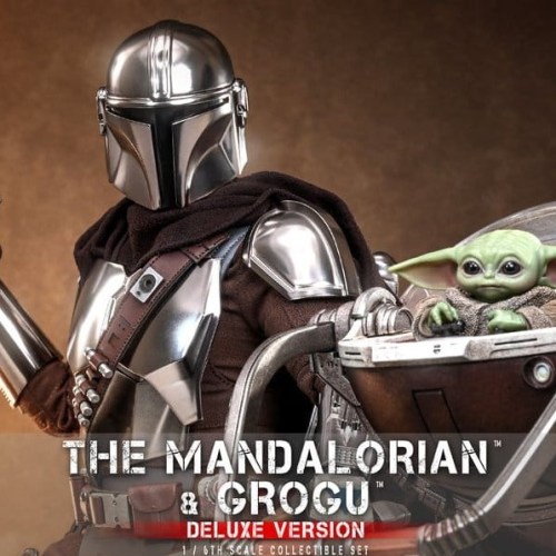 The Mandalorian and Grogu (Deluxe Version) Star Wars 1/6 Action Figure by Hot Toys