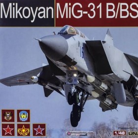 Aircraft 1/48 MiG31B/BS Foxhound Fighter Kit by AMK Models