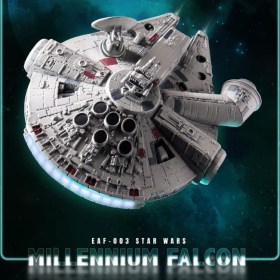 Millennium Falcon Attack Floating Model with Light Up Function Star Wars Egg by Beast Kingdom Toys