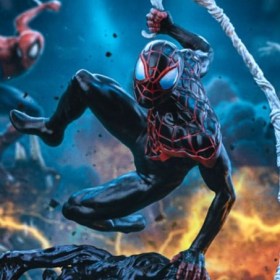 Miles Morales Spider-Man vs. Villains Diorama BDS Art 1/10 Scale Statue by  Iron Studios
