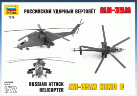 Russian attack helikopter MIL MI-35M hind E by Zvezda