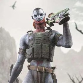 Miles Quaritch Avatar 3 Fire and Ash Art 1/10 Scale Statue by Iron Studios