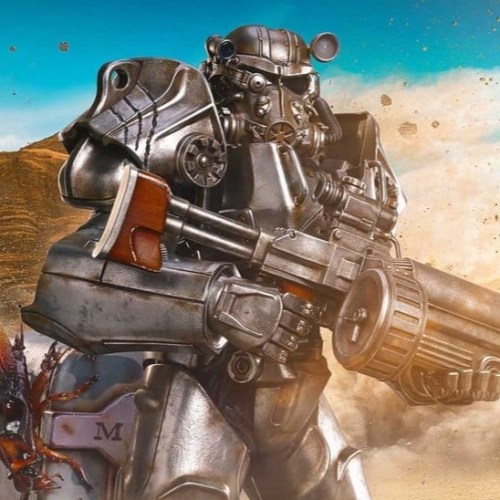Maximus Power Armor Deluxe Version Fallout 1/4 Statue by Prime 1 Studio