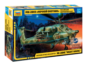 Russian attack helicopter MI-28NE "Night havoc" by Zvezda