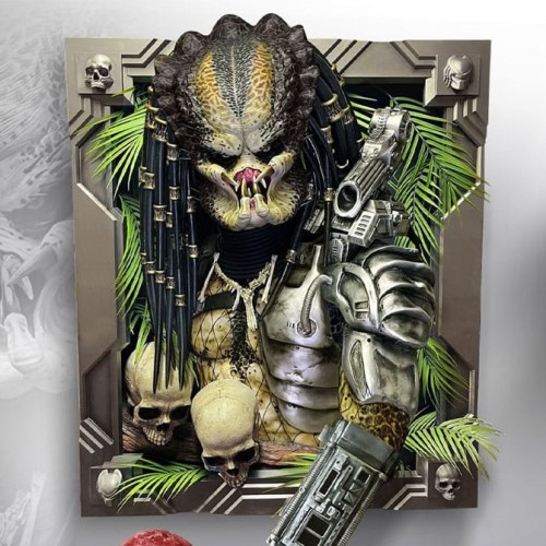 Predator Life-Size Wall Sculpture Predator by HCG