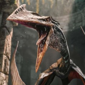 Quetzalcoatlus Jurassic World Rebirth Icons Statue by Iron Studios